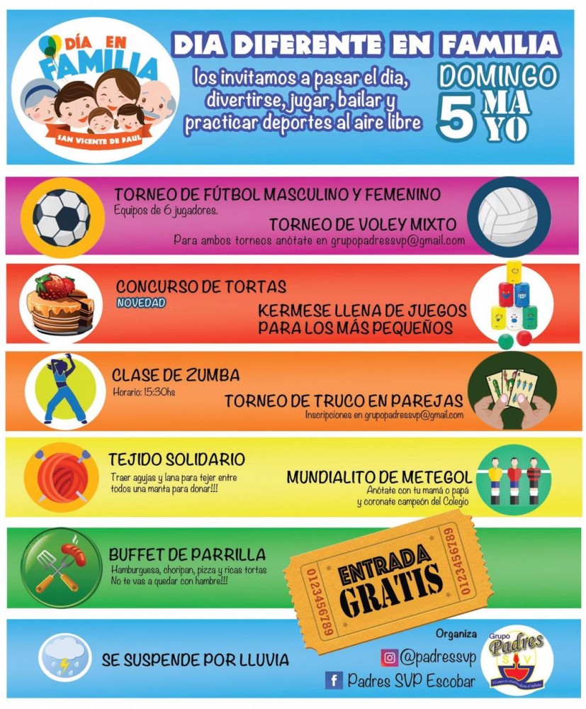Dia Distinto en Familia